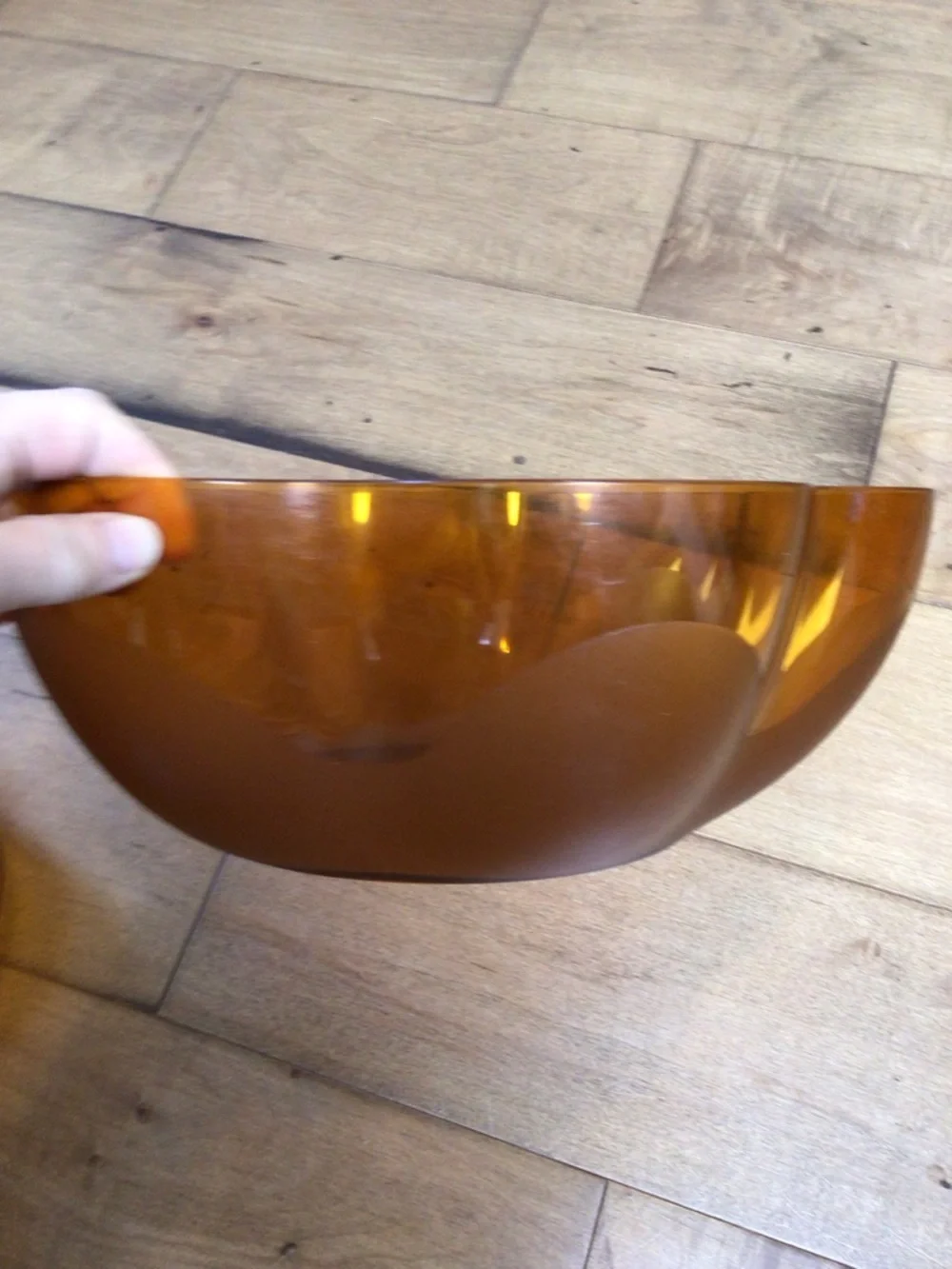 Vintage Tupperware Amber Chip Dip Serving Bowl Set Flower Divided Snack Tray.